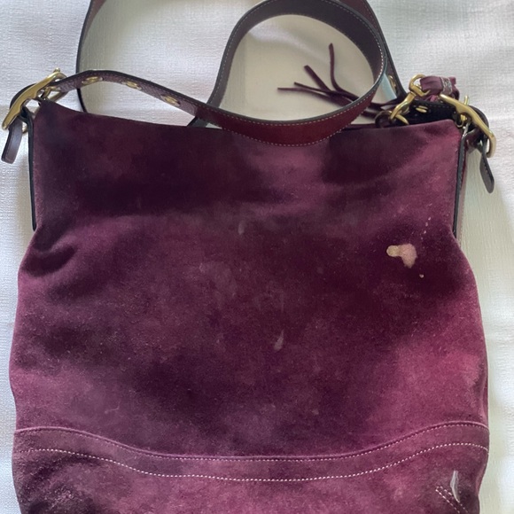 Suede Coach Purse - Picture 7 of 8